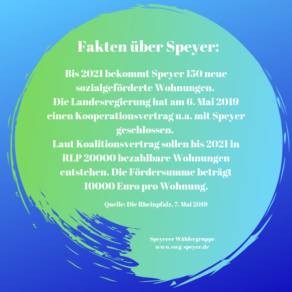 Fakten Uber Speyer Speyerer Wahlergruppe Der Stadt Speyer Zuliebe Fur Die Burger Aktiv