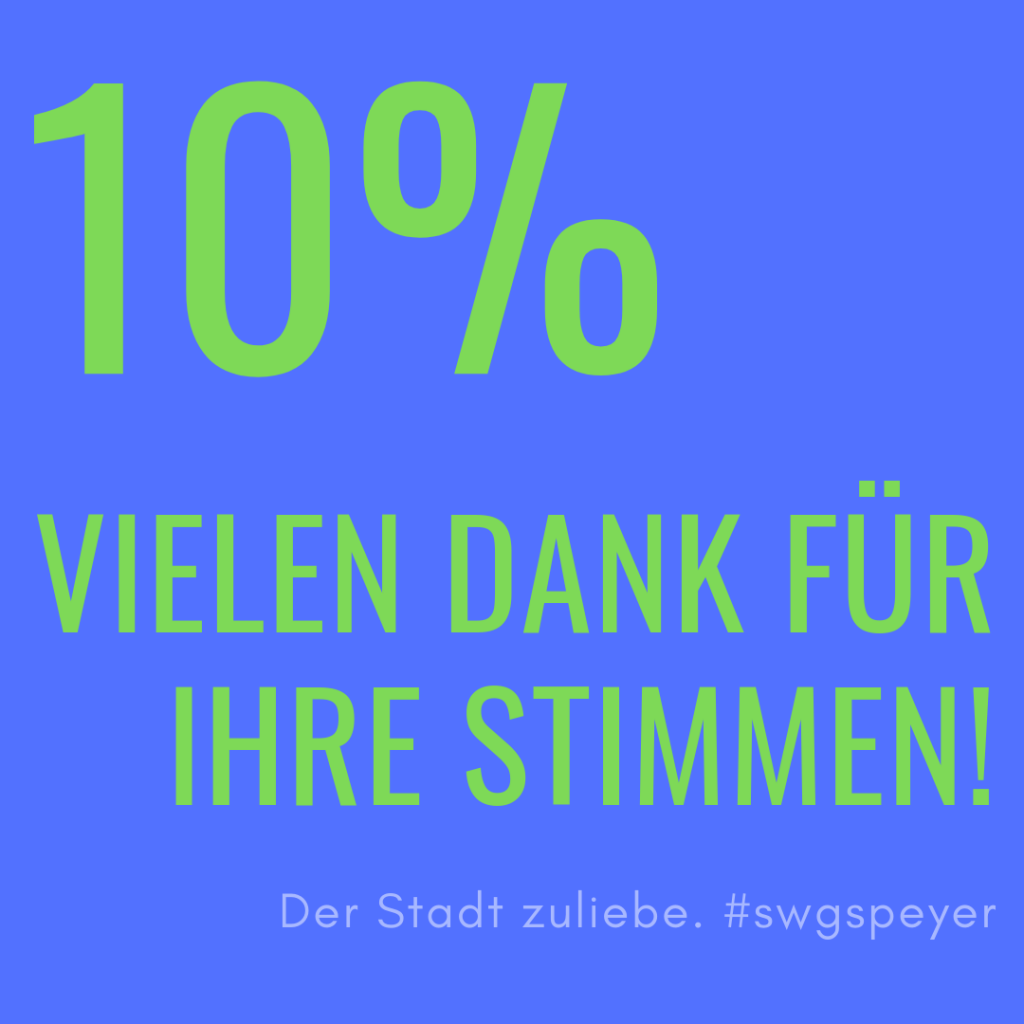 Die Swg Im Neuen Stadtrat 19 Vierstarkste Kraft Speyerer Wahlergruppe Der Stadt Speyer Zuliebe Fur Die Burger Aktiv